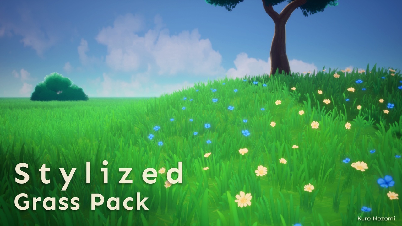 Media 1 for listing Stylized Grass Pack