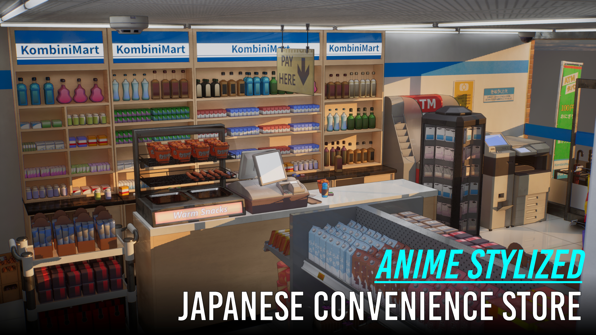 Japanese Convenience Store (Anime Stylized) | Fab