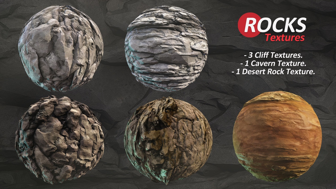 Media 1 for listing Rocks Sculpted Textures