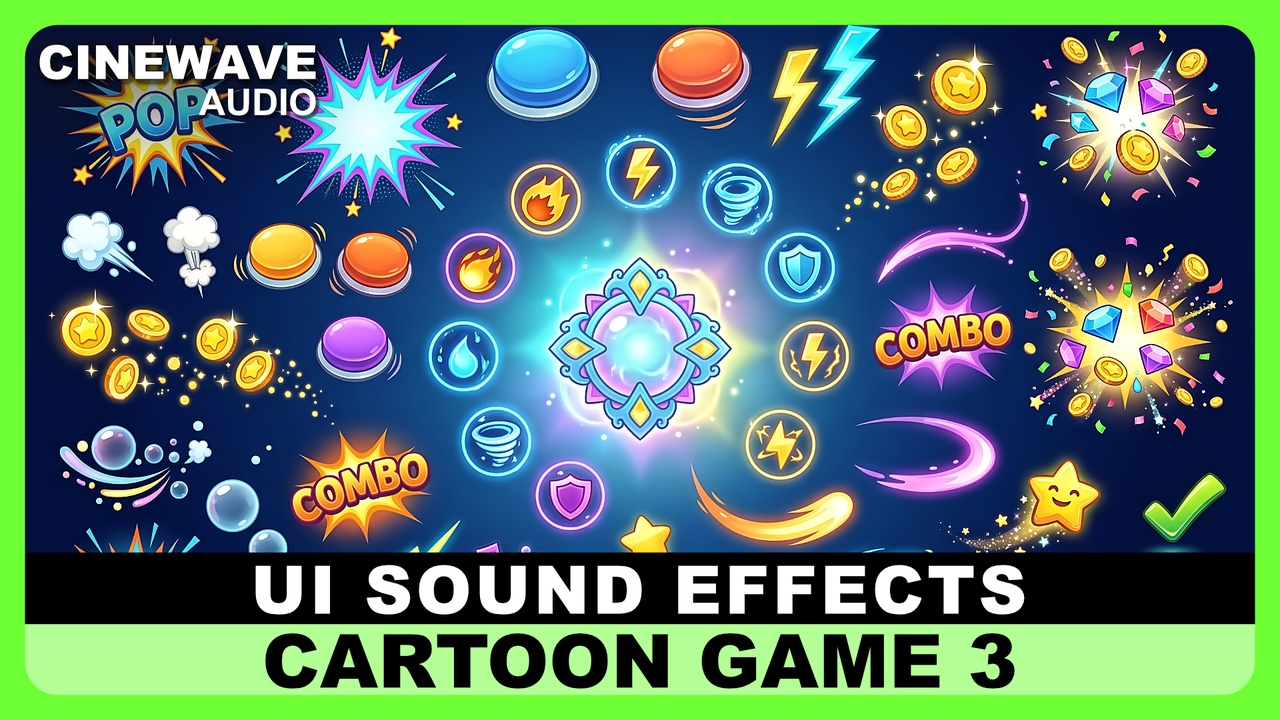 Media 1 for listing Cartoon Game UI Sound Effects 3