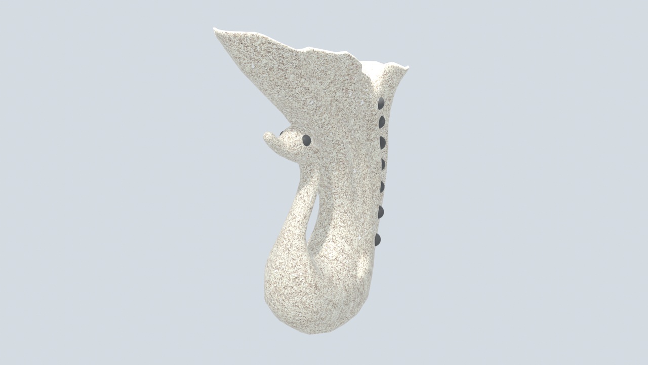 Media 1 for listing Bird-Shaped Stone Water Spray Fountain Sculpture 3D Model