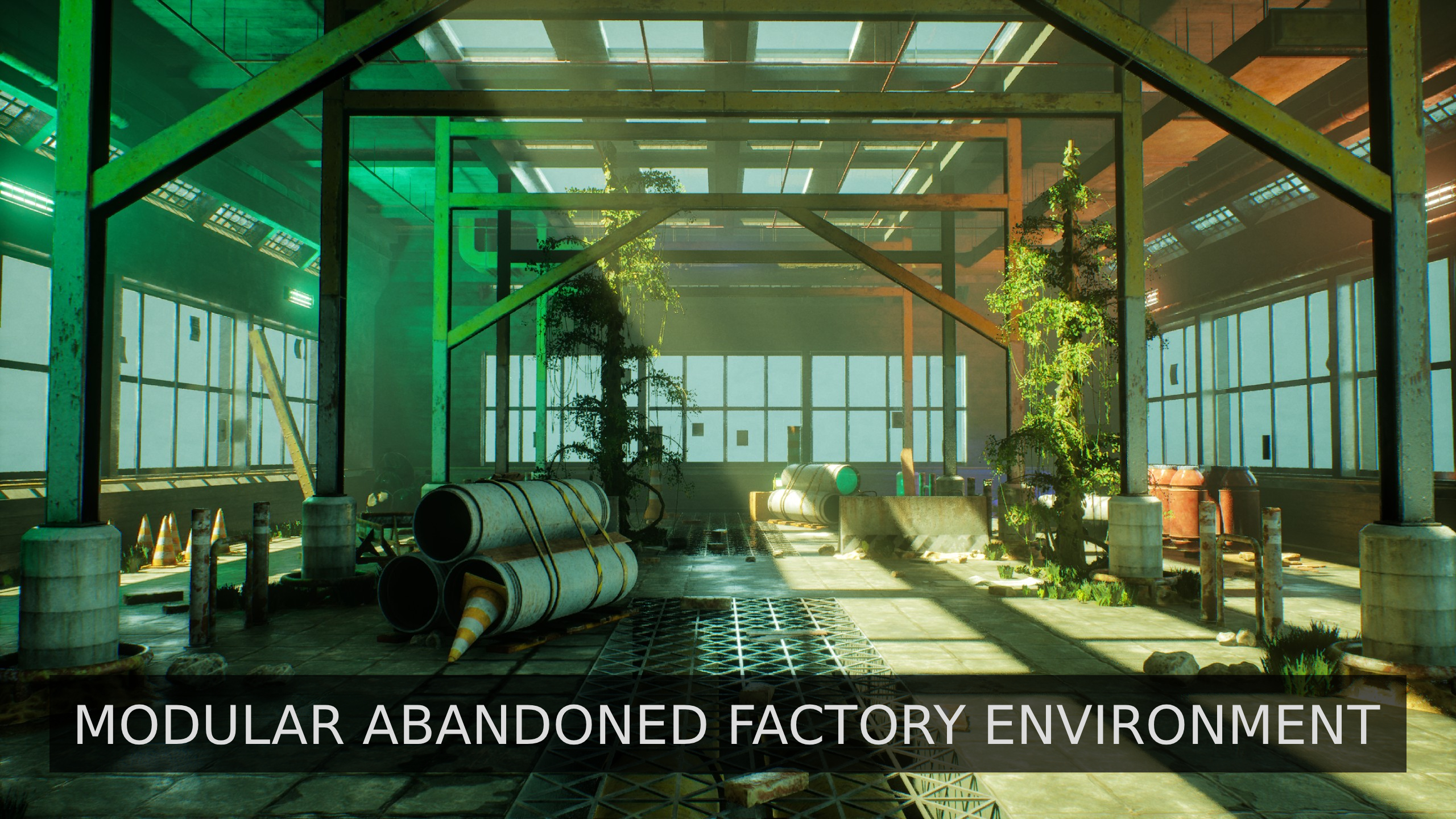 Modular Abandoned Factory Environment | Fab
