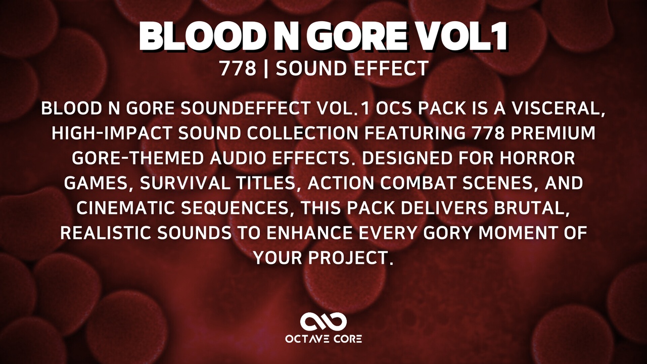 Media 1 for listing Blood N Gore SoundEffect vol.1 OCS