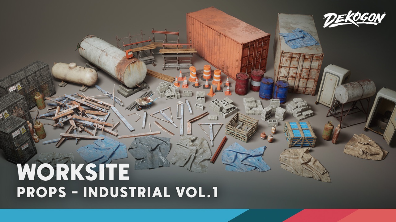 商品 Industrial VOL.1 - Worksite (Nanite and Low Poly) 的媒体 1
