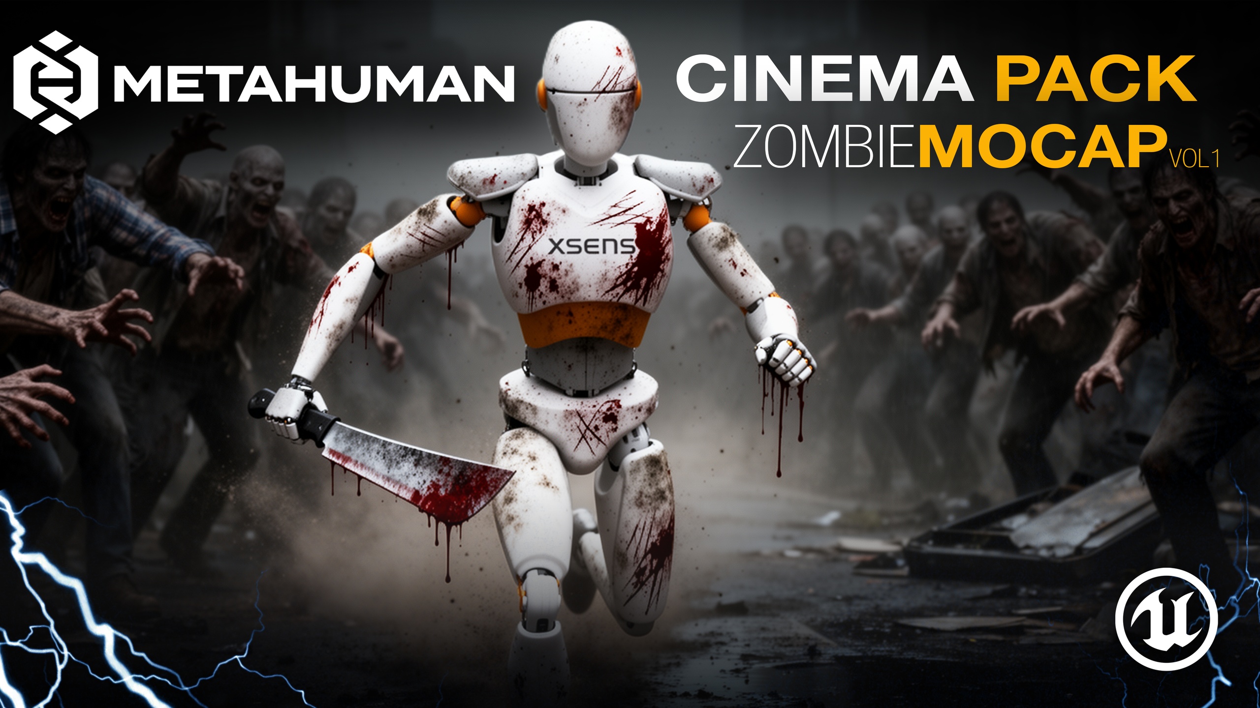 Media 1 for listing MetaHuman Cinema Pack : Zombie Mocap Vol.1