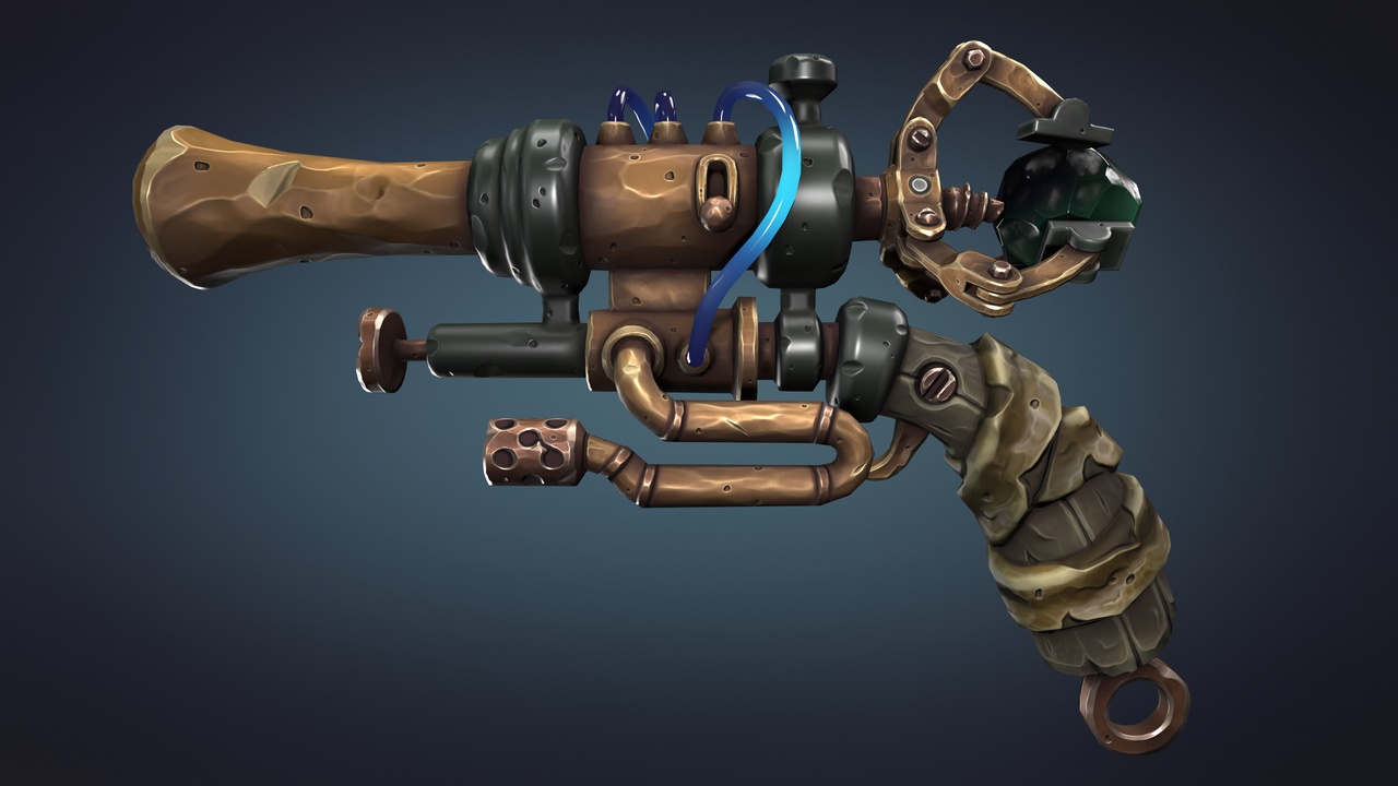 Media 1 for listing Steampunk pistol