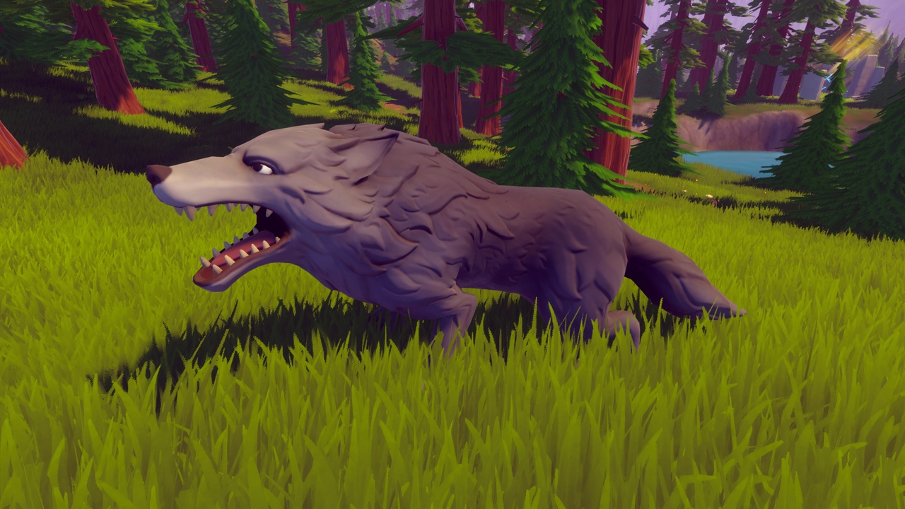 Media 1 for listing Stylized Wolf - RPG Forest Animal