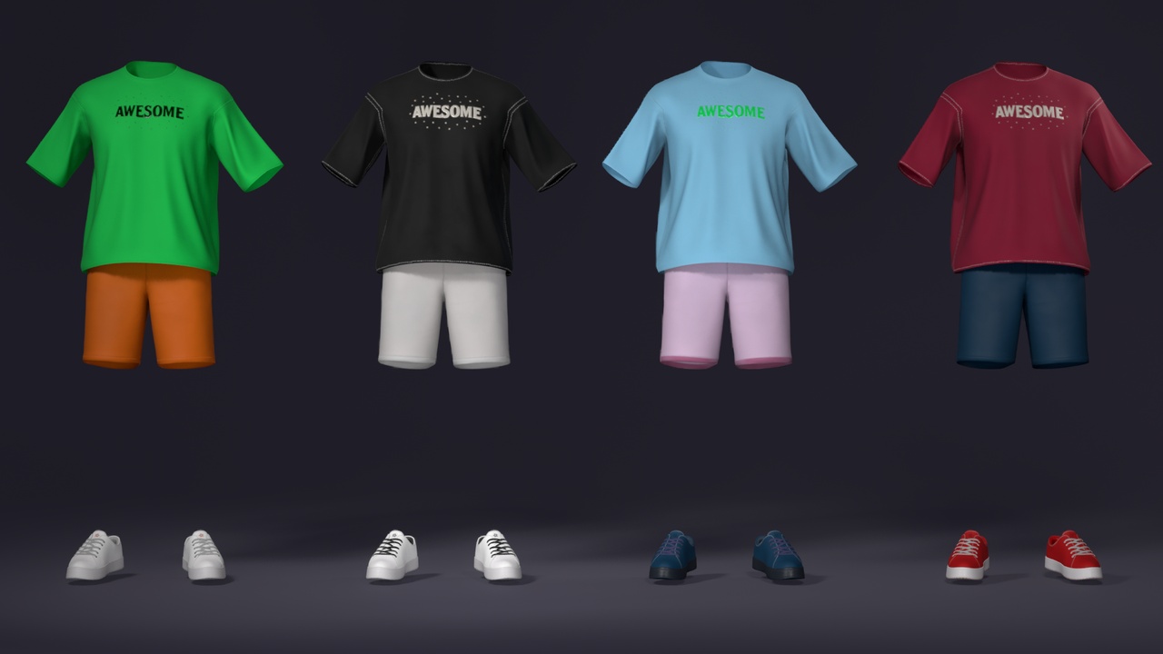 Media 1 for listing MetaOutfits – Street Wear – Urban Casual Male Outfit