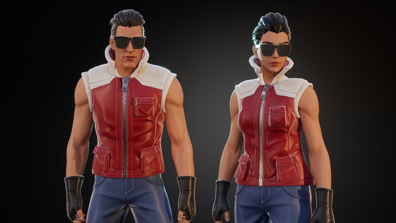 Media 1 for listing Stylized Fighter