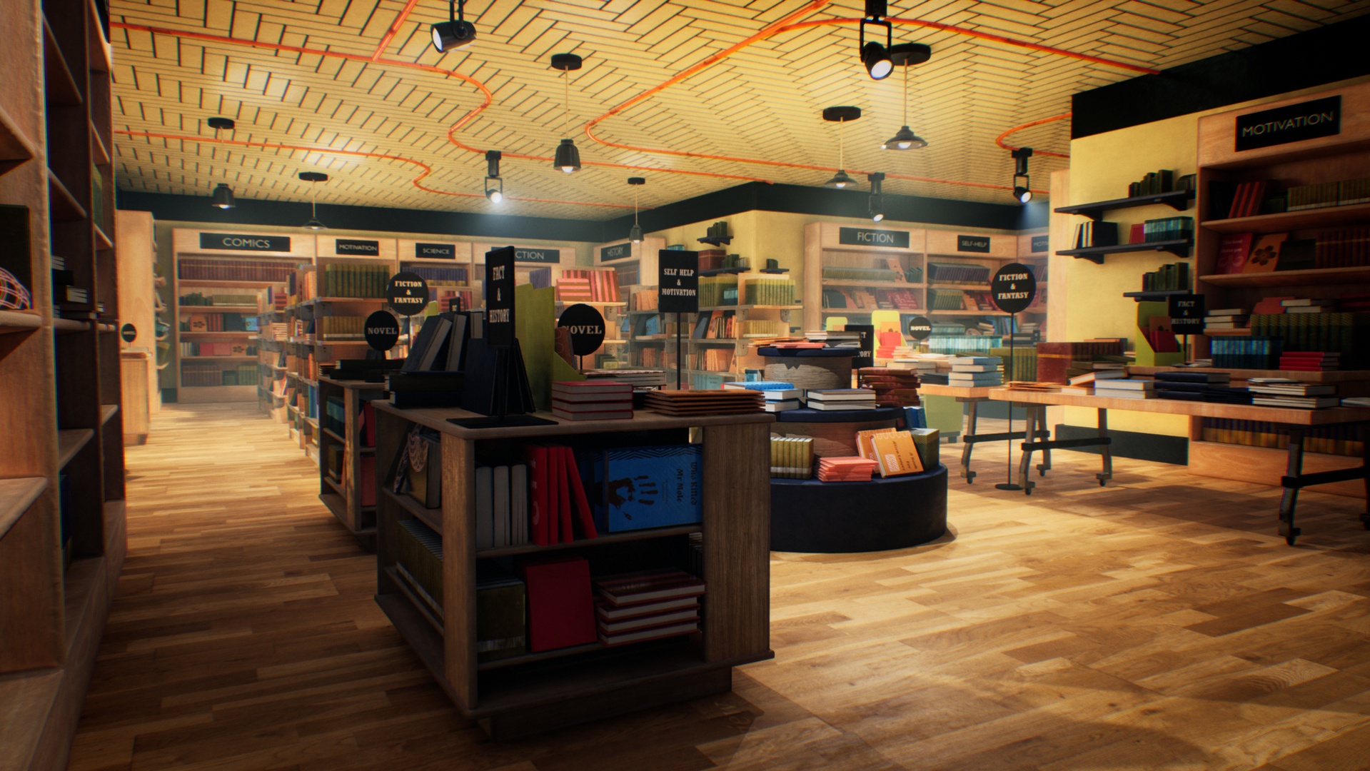 Media 1 for listing Book Store 3d Environment Pack