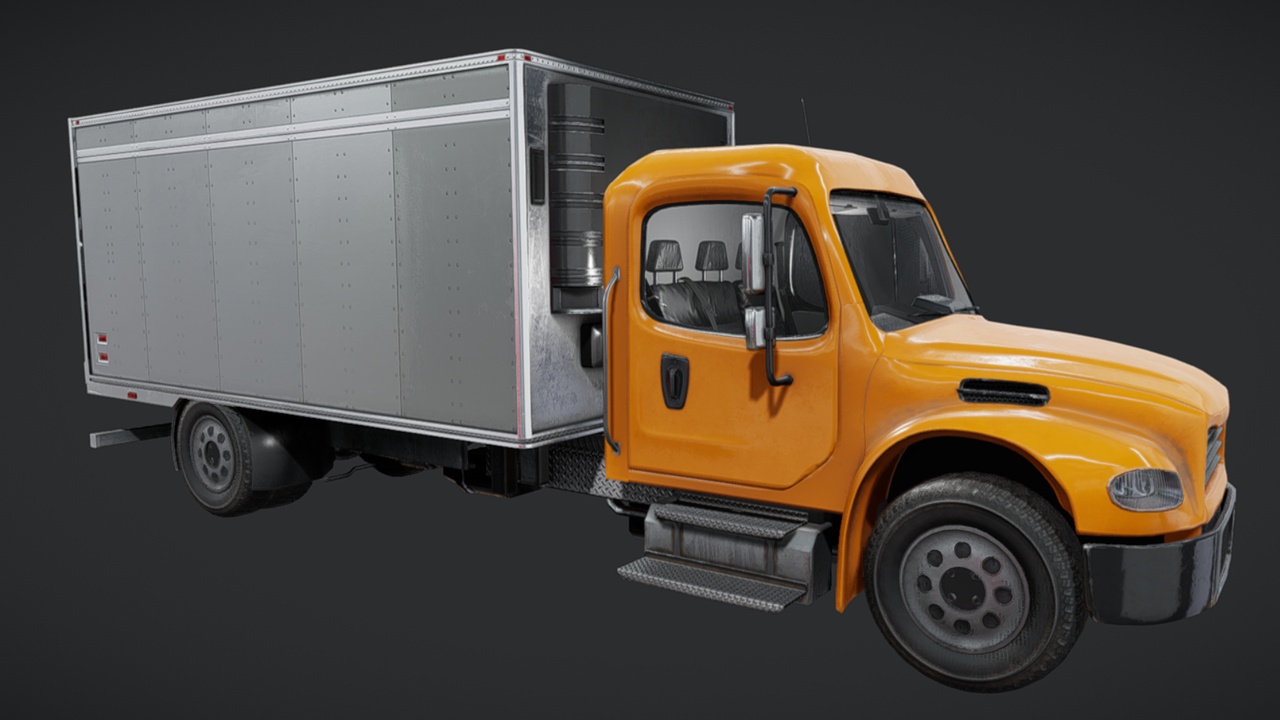 Media 1 for listing Delivery Box Truck – Vehicle with Interior