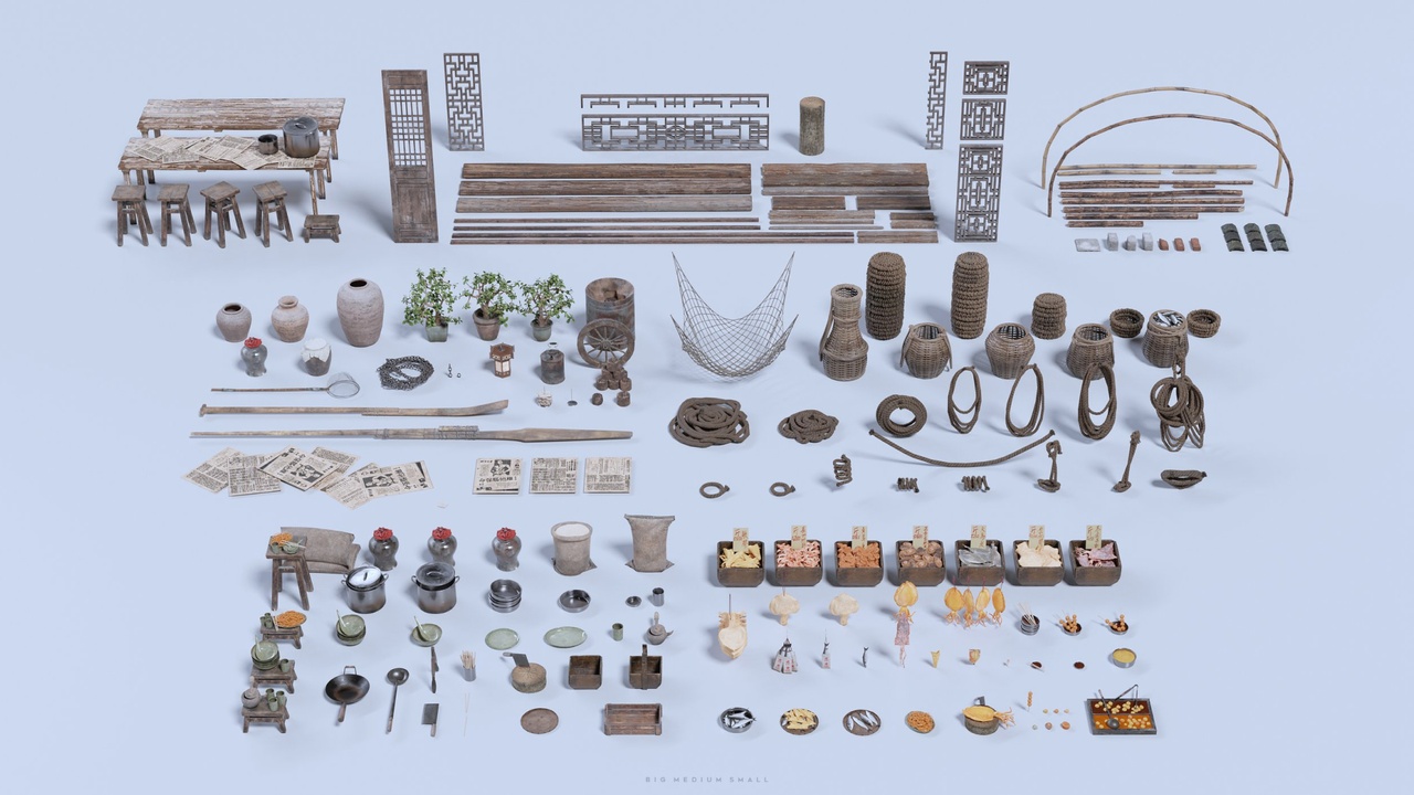 商品 Water Village - Set Dressing 的媒体 1