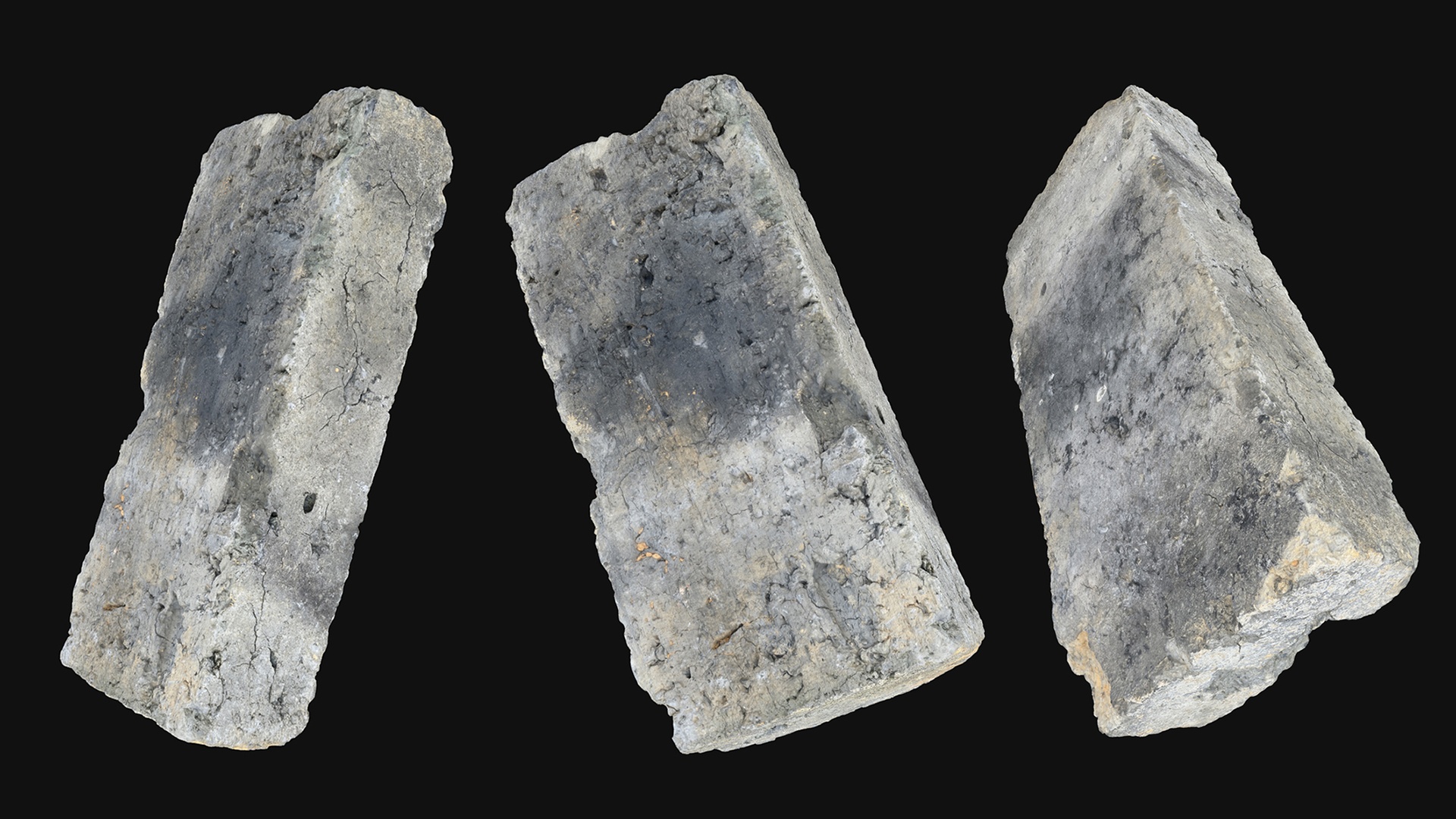 Media 1 for listing Realistic broken grey brick 3d scan in highpoly
