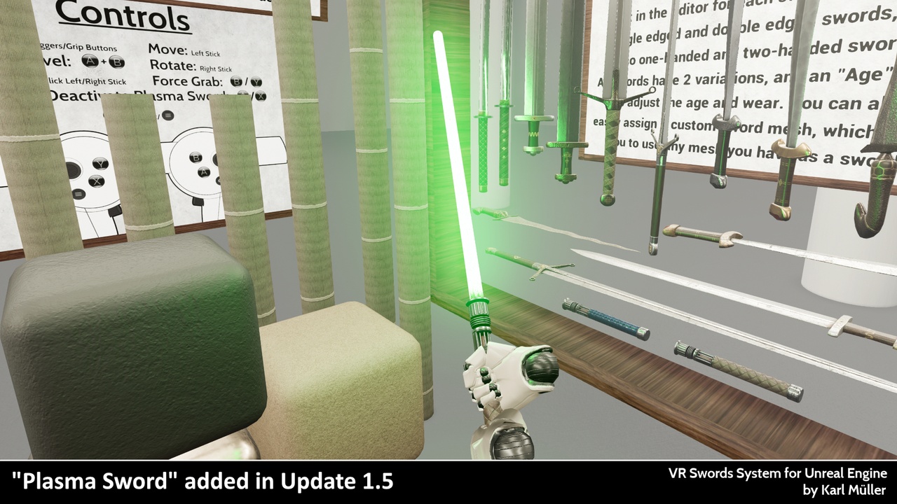 Media 1 for listing VR Swords and Slicing System