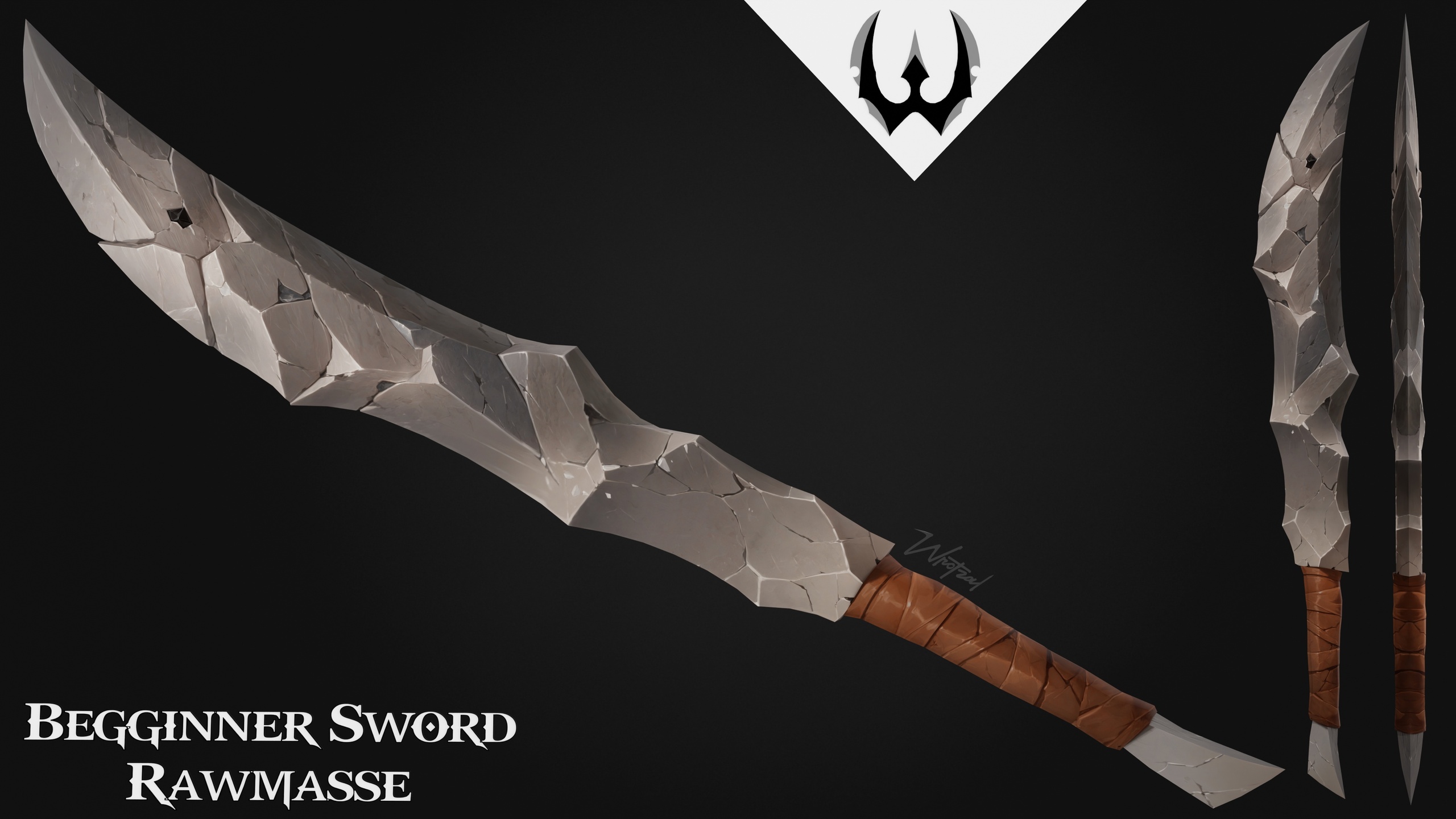 Media 1 for listing Beginner Sword Rawmasse [Stylized Fantasy]