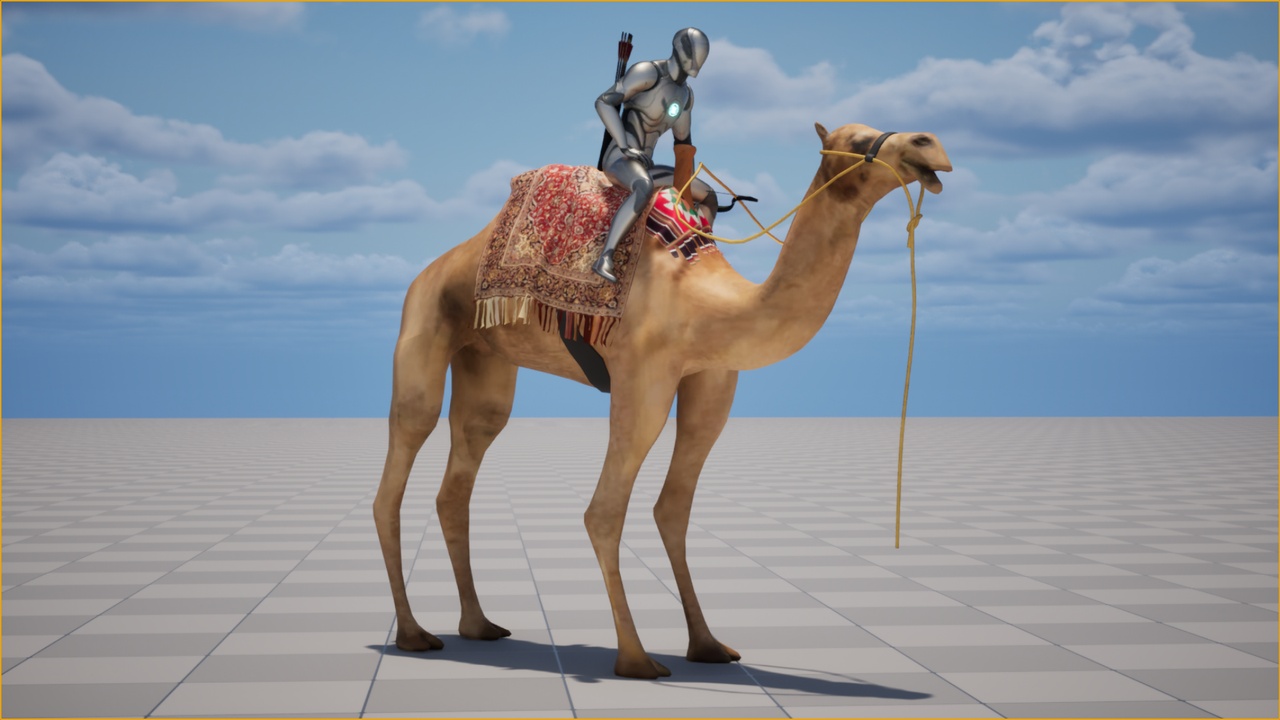 Media 1 for listing Camel Ride Animation