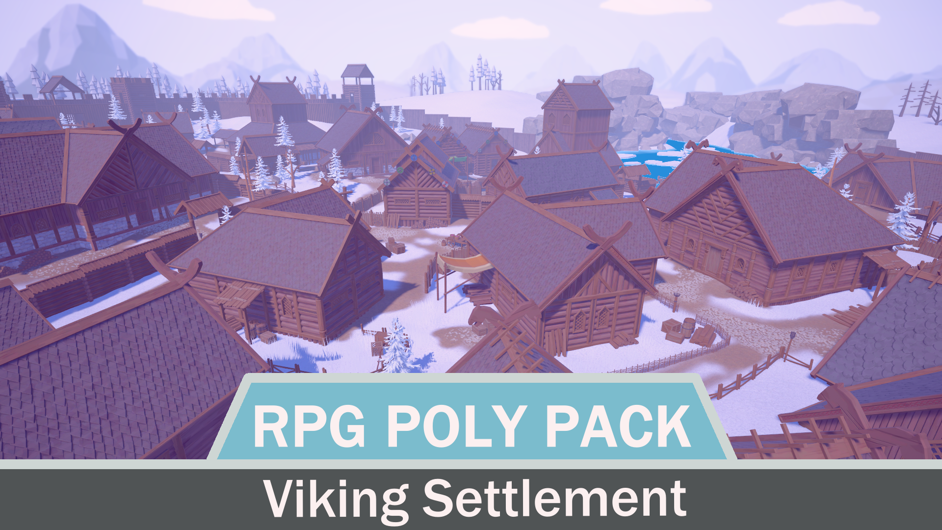 RPG Poly Pack - Viking Settlement | Fab