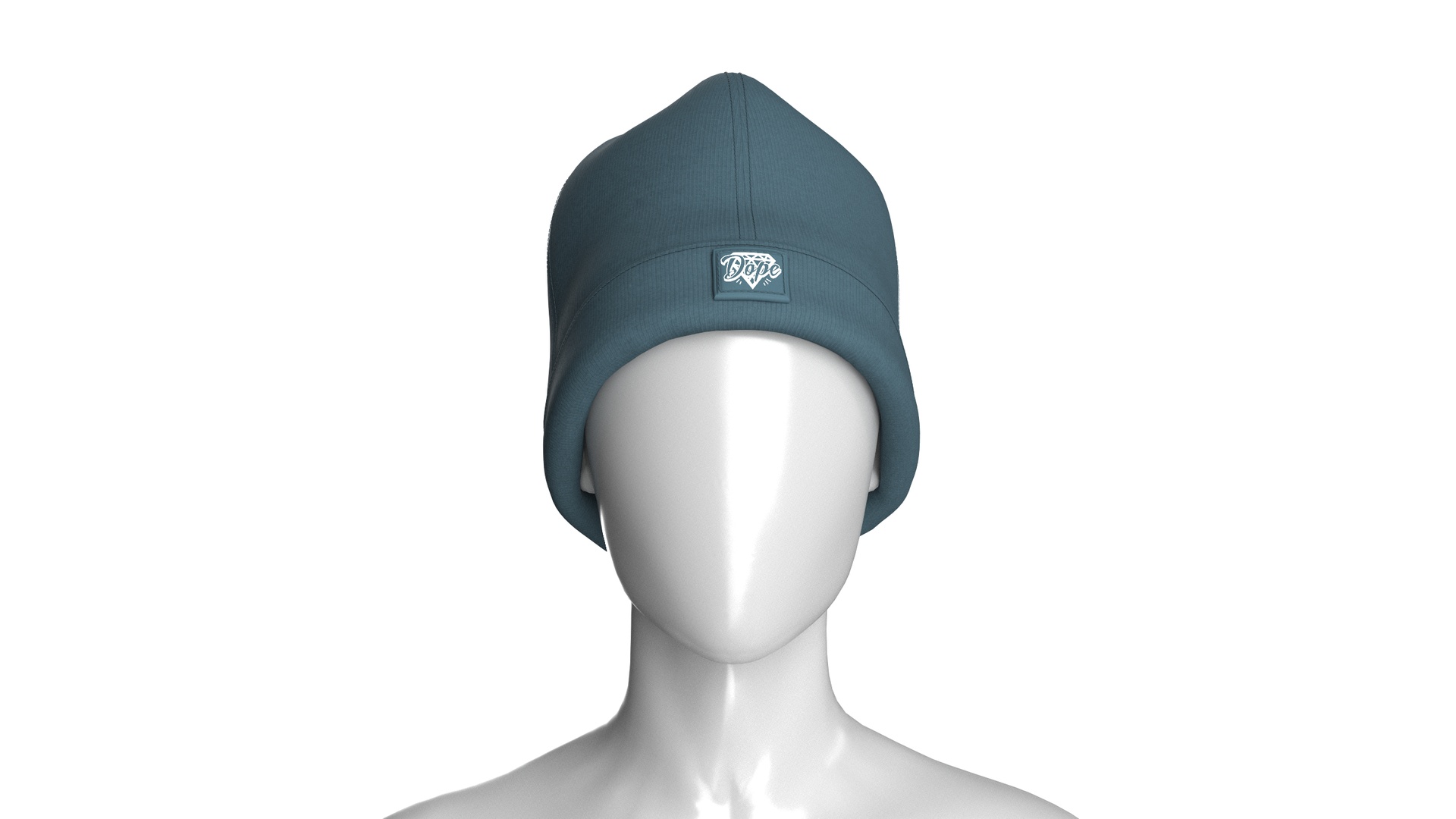 Media 1 for listing Girls Cuff Beanie Hat | High Poly