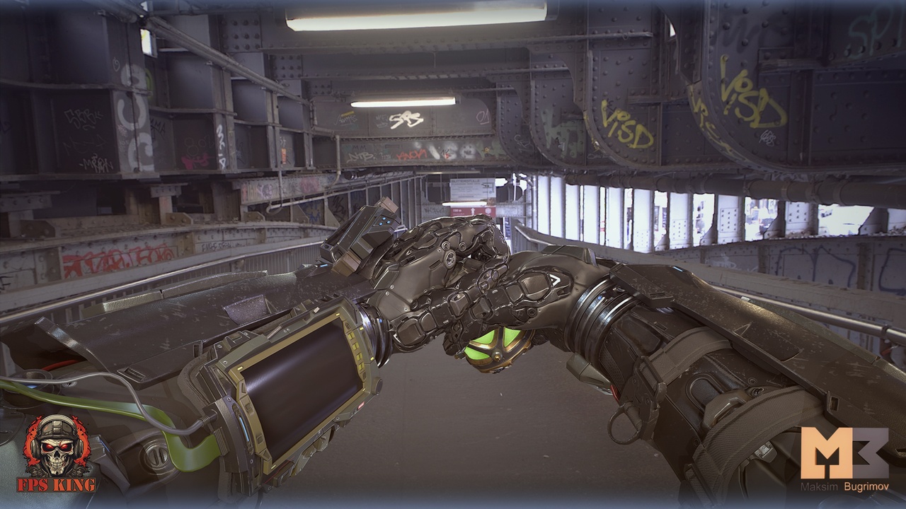 Media 1 for listing Sci-FI Hands With Grenades