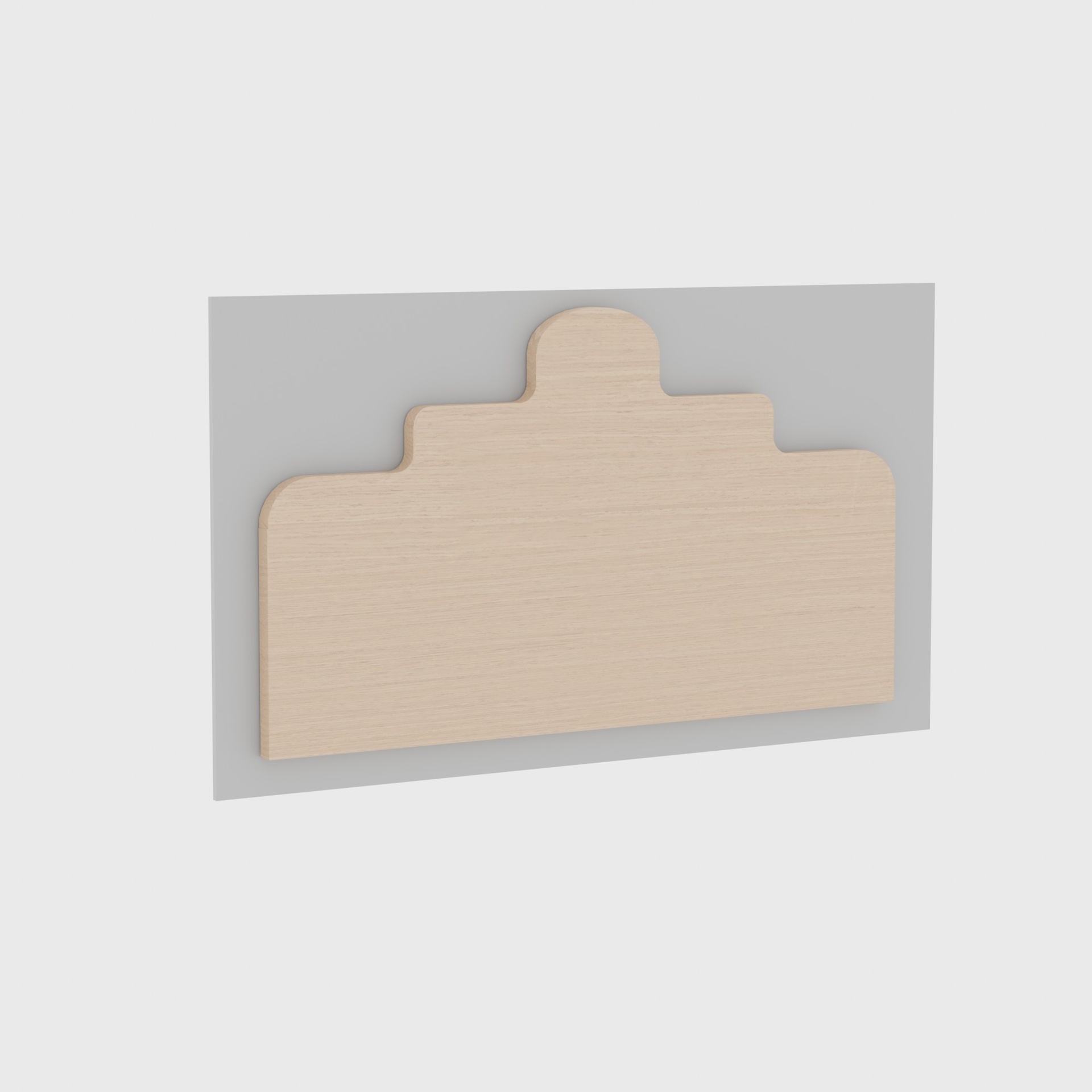 Media 1 for listing Bed Headboard Rounded Contour Set