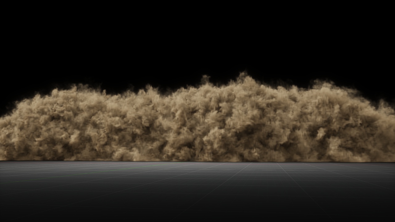Media 1 for listing Slow-Motion Storm Vdb Effects Pack Loop