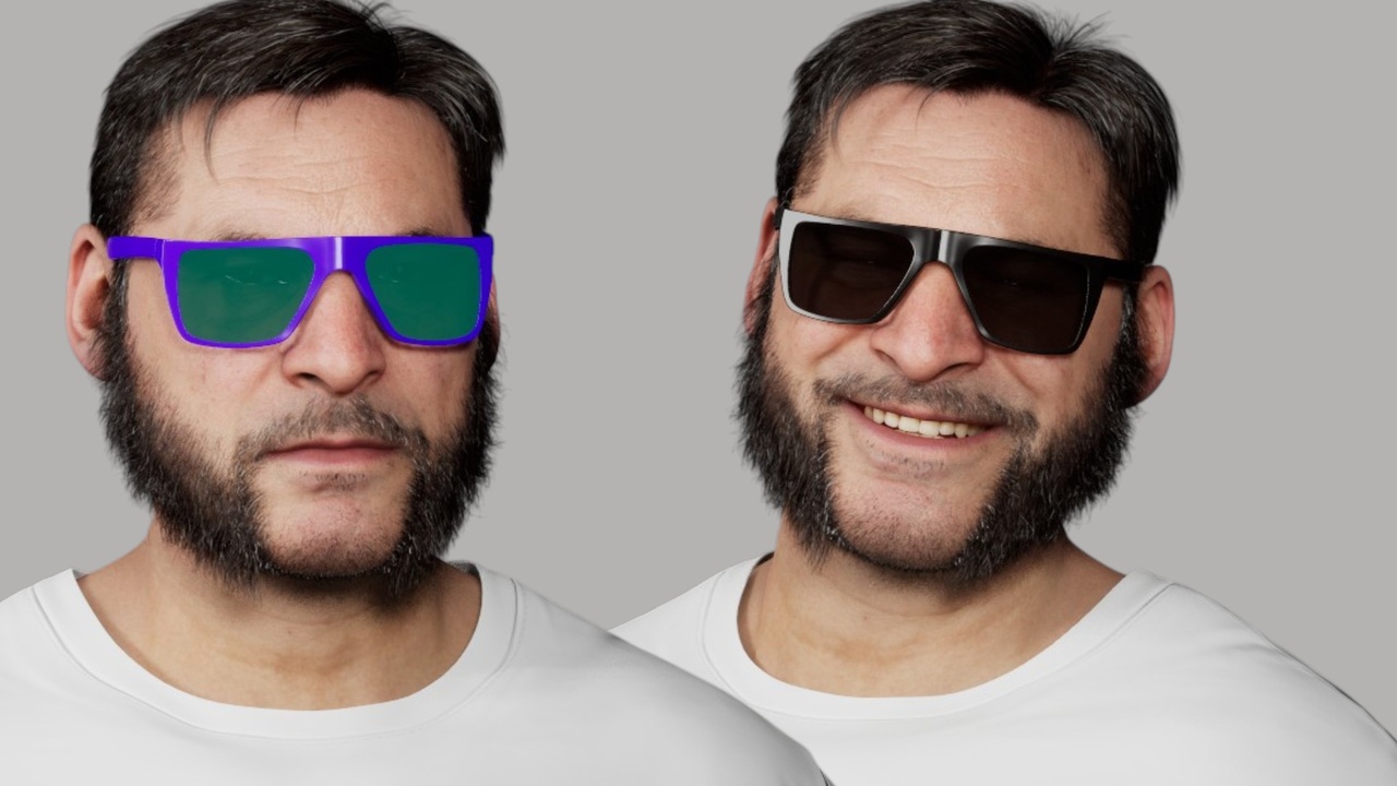 Media 1 for listing Volt Glasses - Metahuman Compatible - Fully Customizable