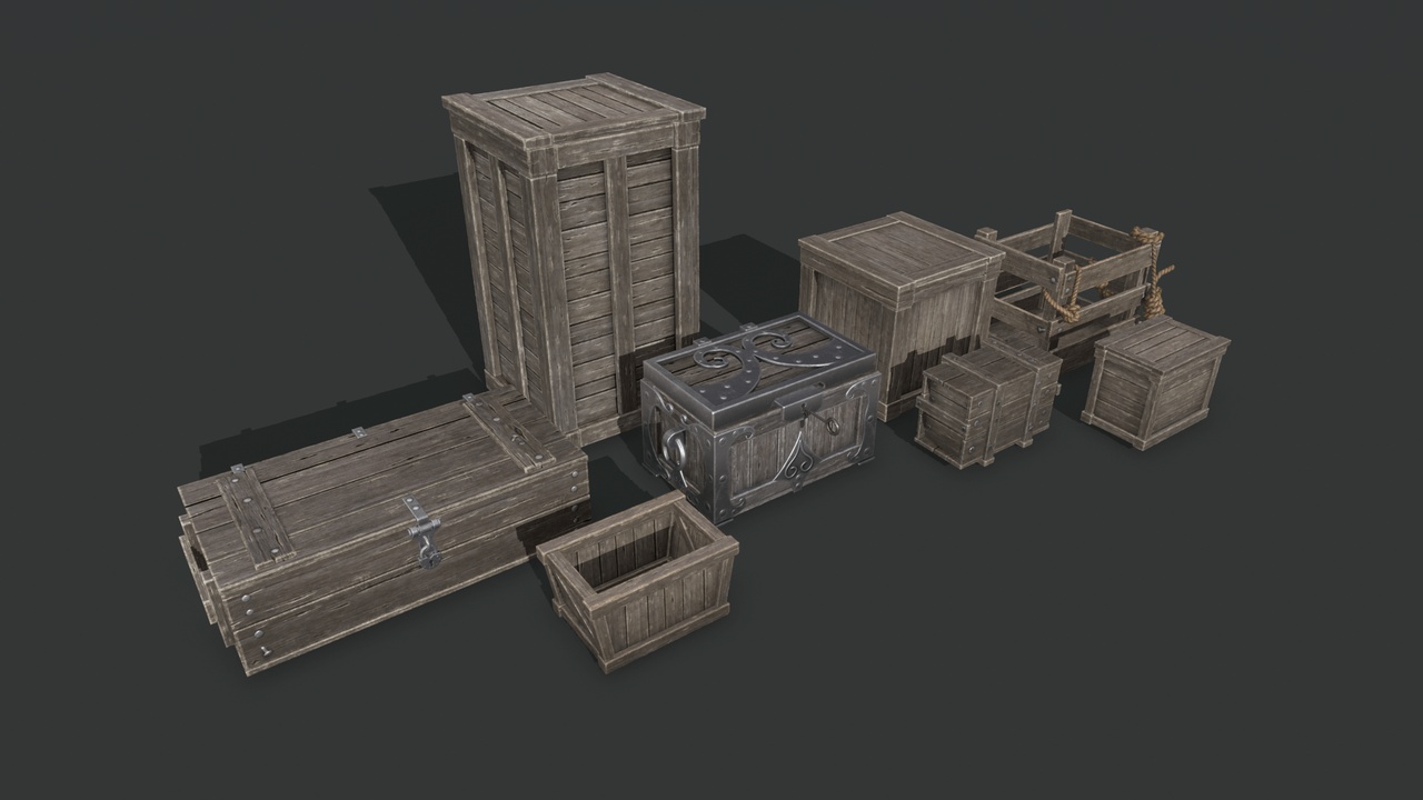 Media 1 for listing Wooden boxes