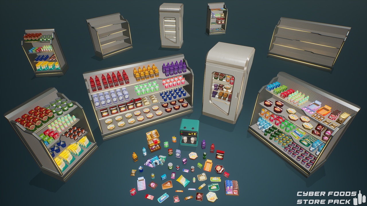 Média 1 pour l'article Cyber Foods Store Pack