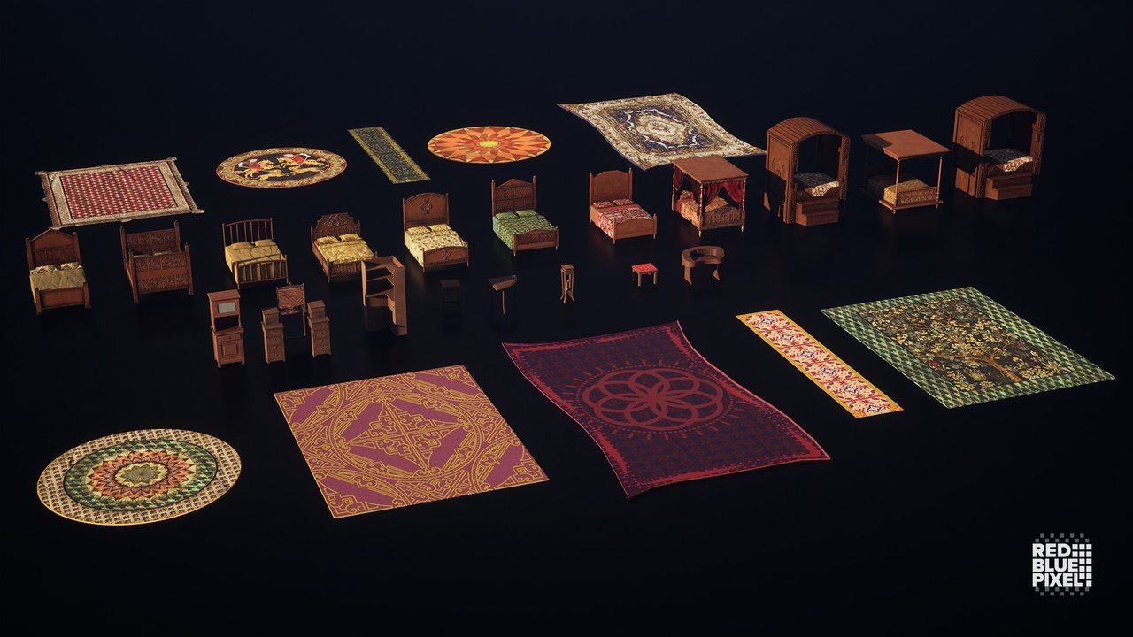 Media 1 for listing Medieval Furniture Volume 01