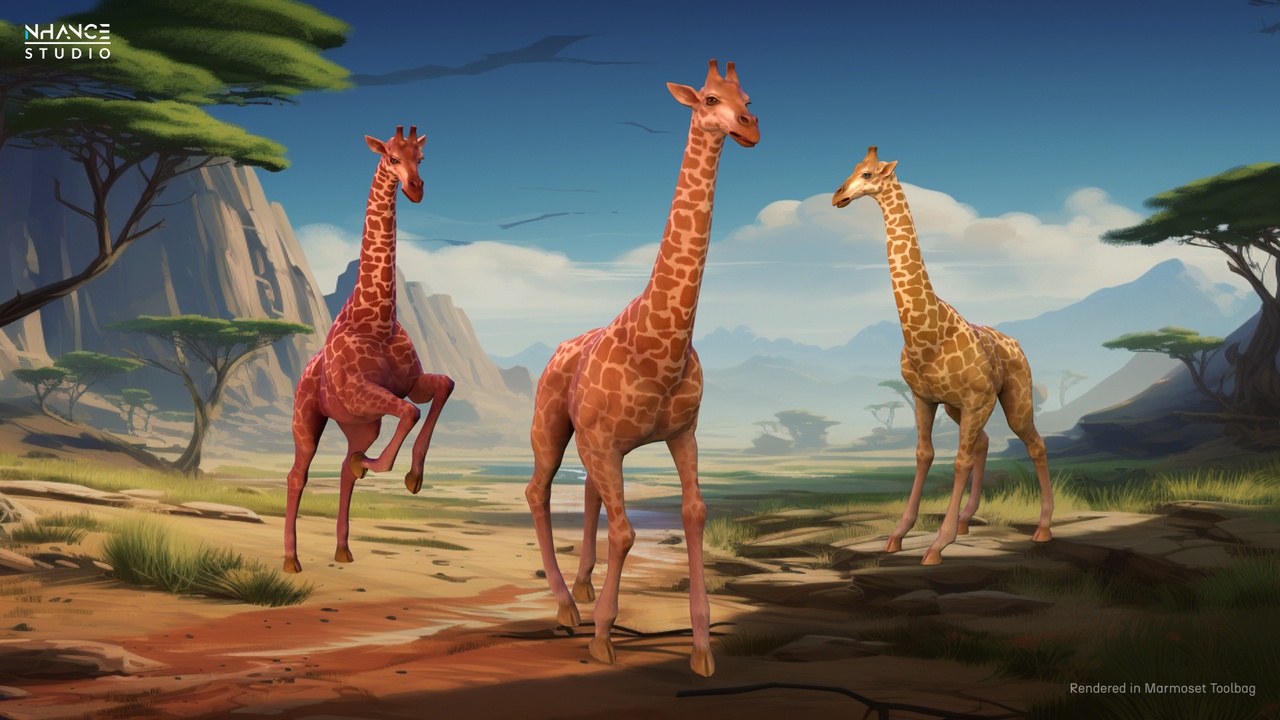 Media 1 for listing Stylized Giraffe