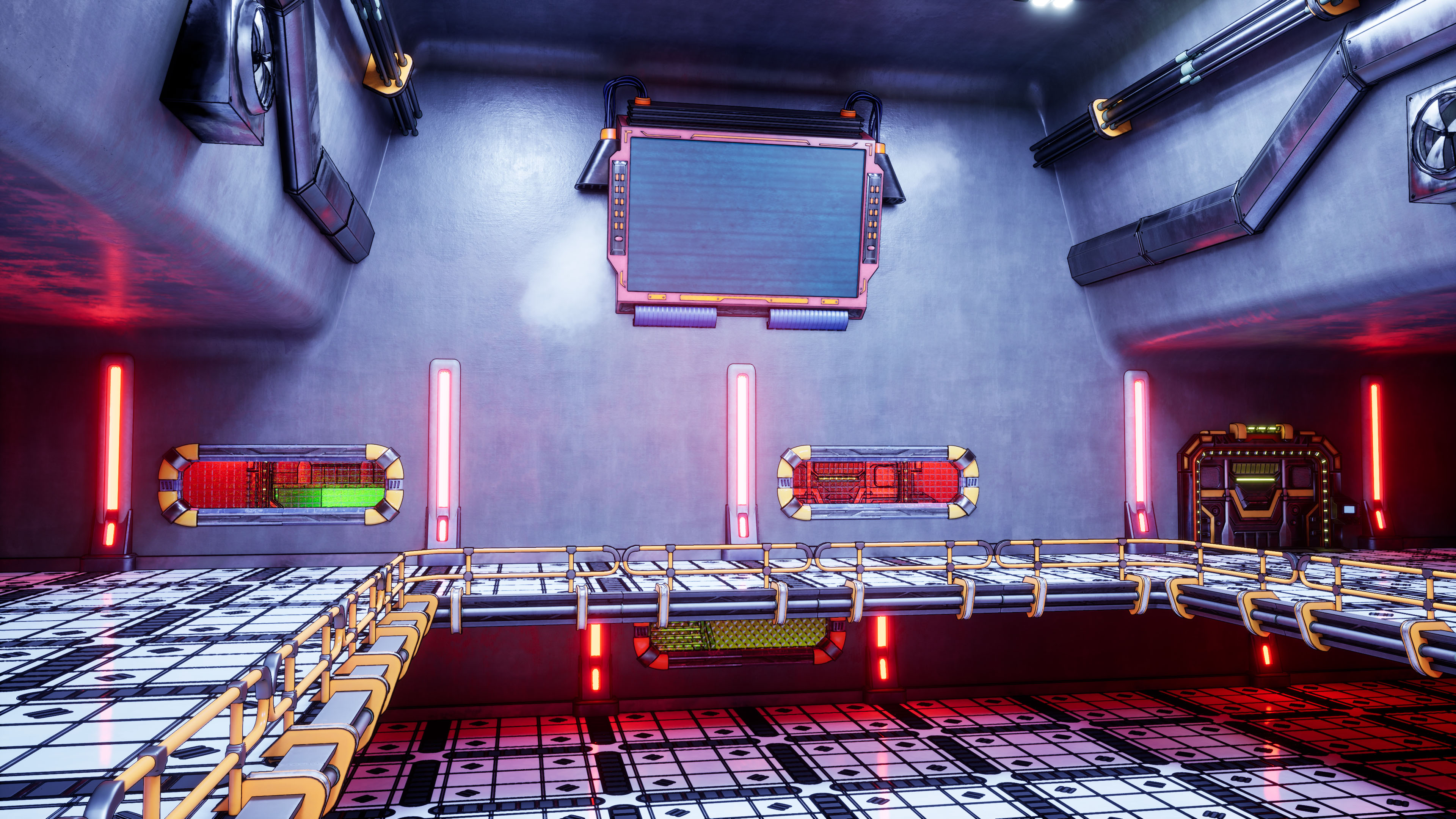 Modular Level Designstylized Stylized Interior Sci-Fi Modular Level-Design Kit | Fab