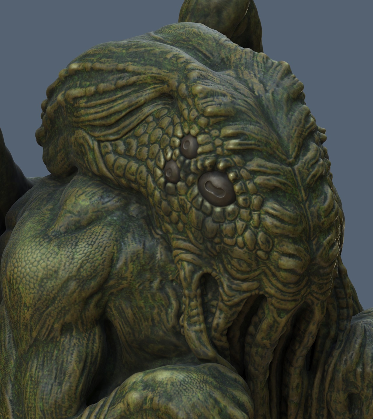 Media 1 for listing Cthulhu Statuette