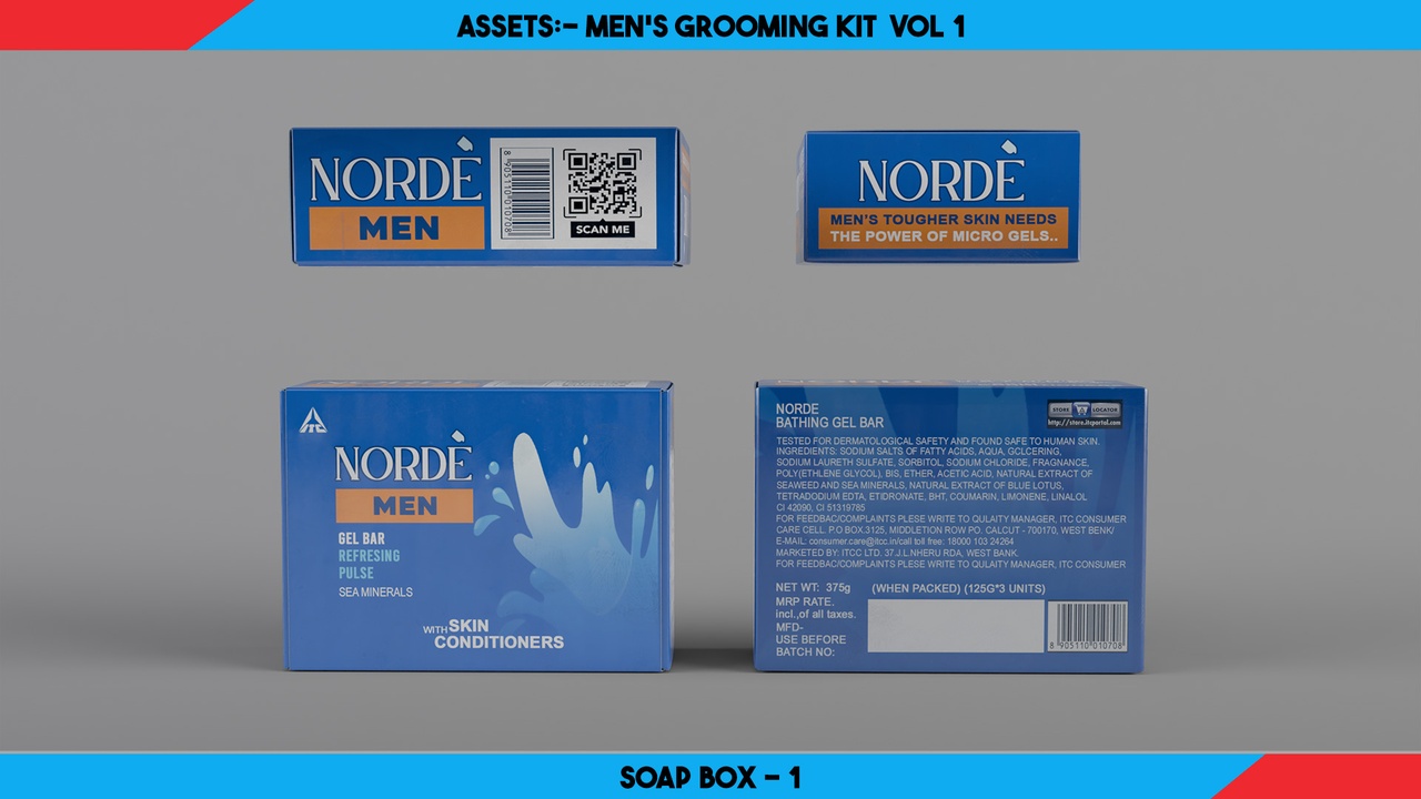 Media 1 for listing Mens Grooming Kit Vol.1