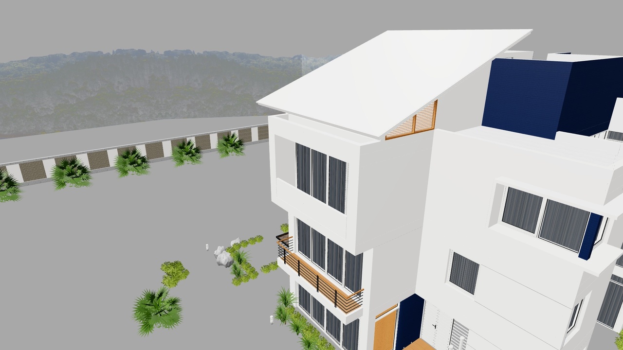 Media 1 for listing Modern Detached Villa Complete Architecture 3D Model