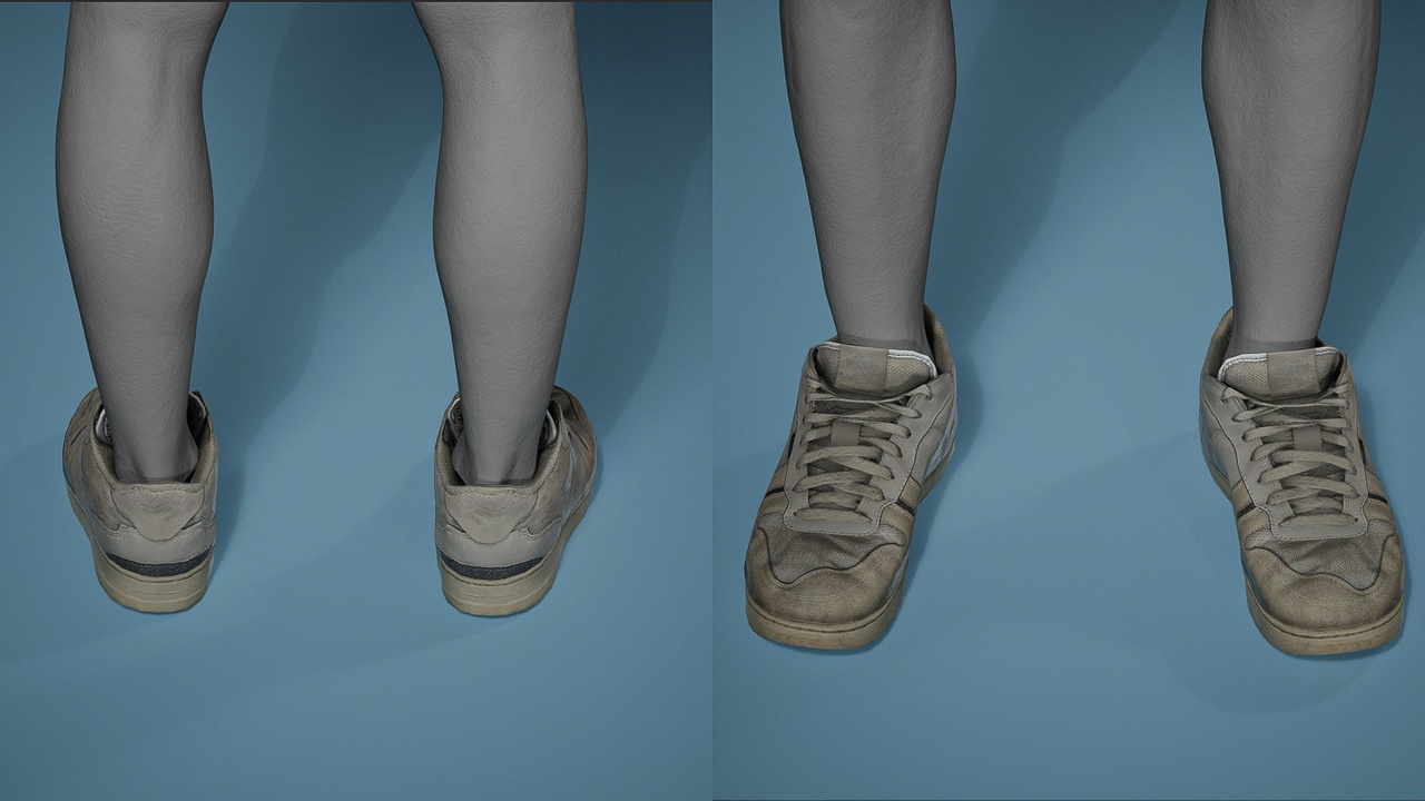 Media 1 for listing Casual Sneakers - Outfit for MH Rigged