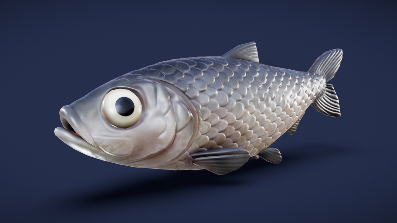 Stylized Fish: Herring - Game Ready | Fab
