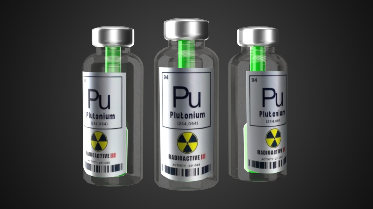Media 1 for listing Plutonium Bottle Low Poly