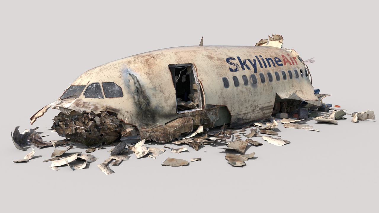 Media 1 for listing AirPlane Crash Wreckage