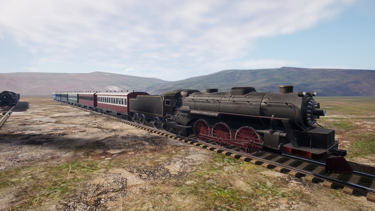 出品locomotive animation/passenger car with interiorのメディア1