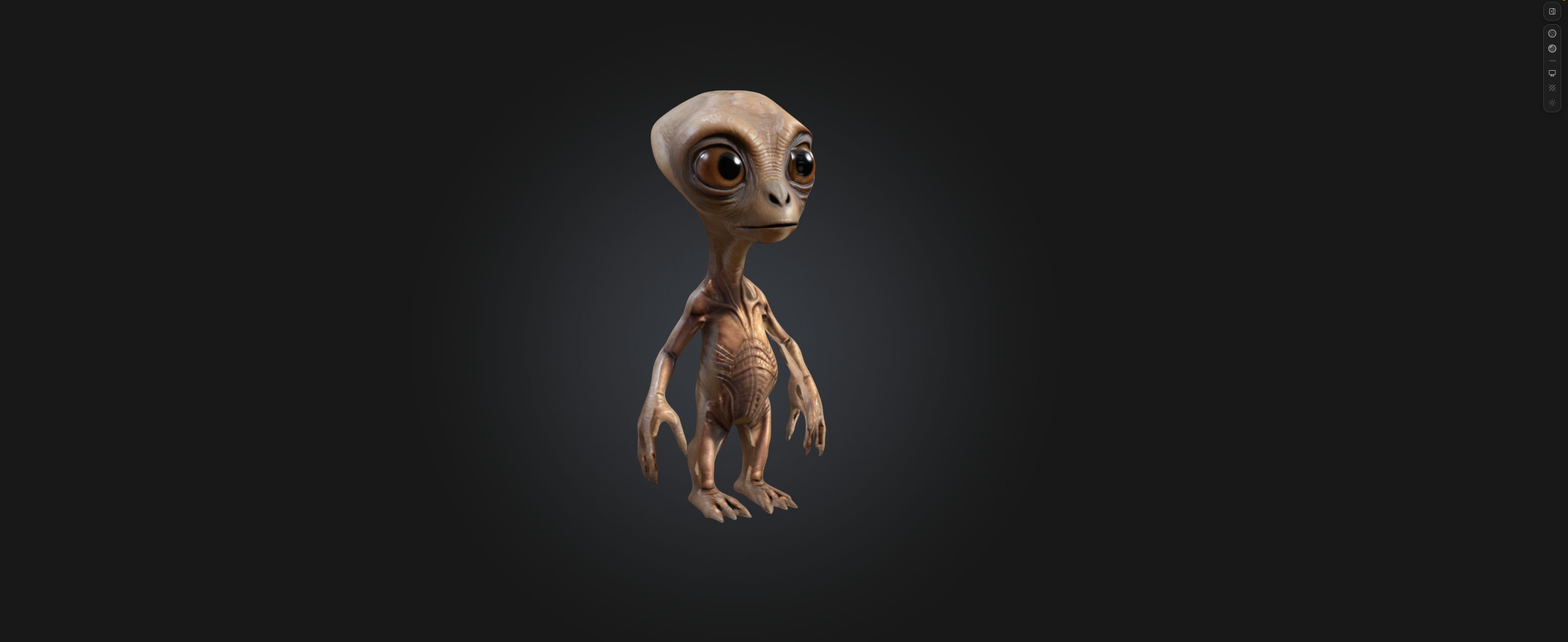 Adorable Alien Creature - Sci-Fi Character Model | Fab
