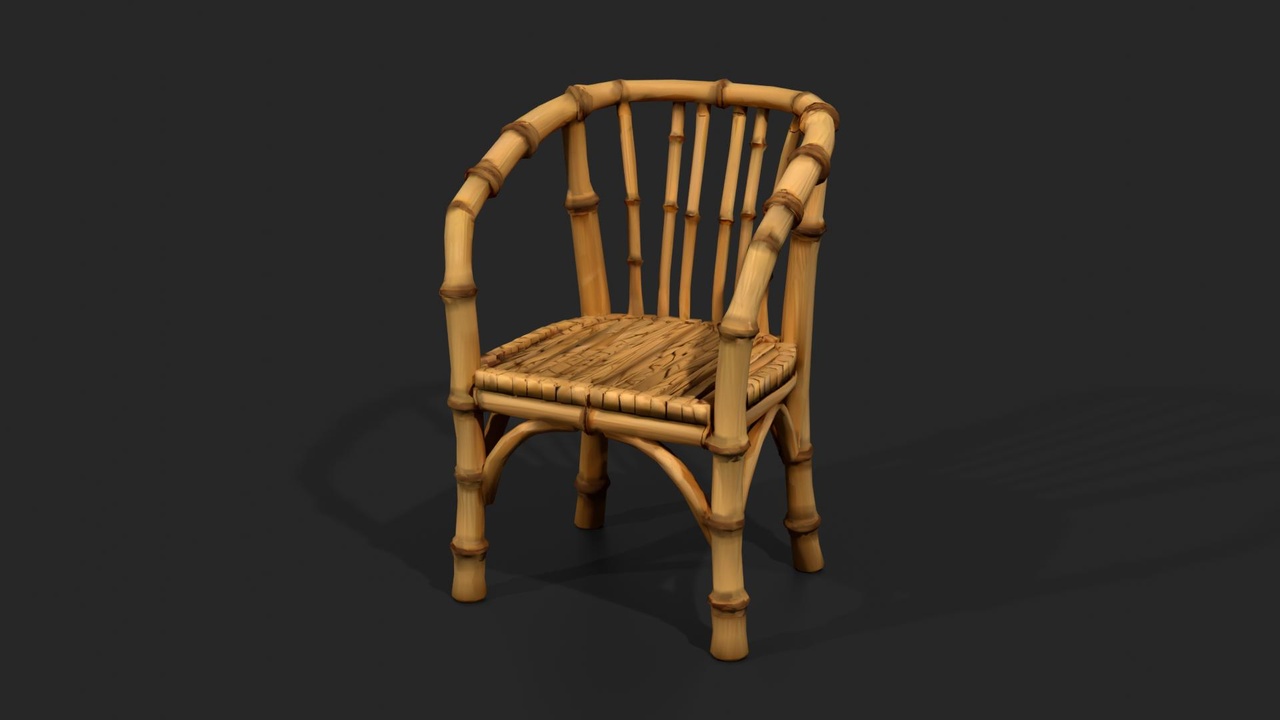 Media 1 for listing Bamboo armchair