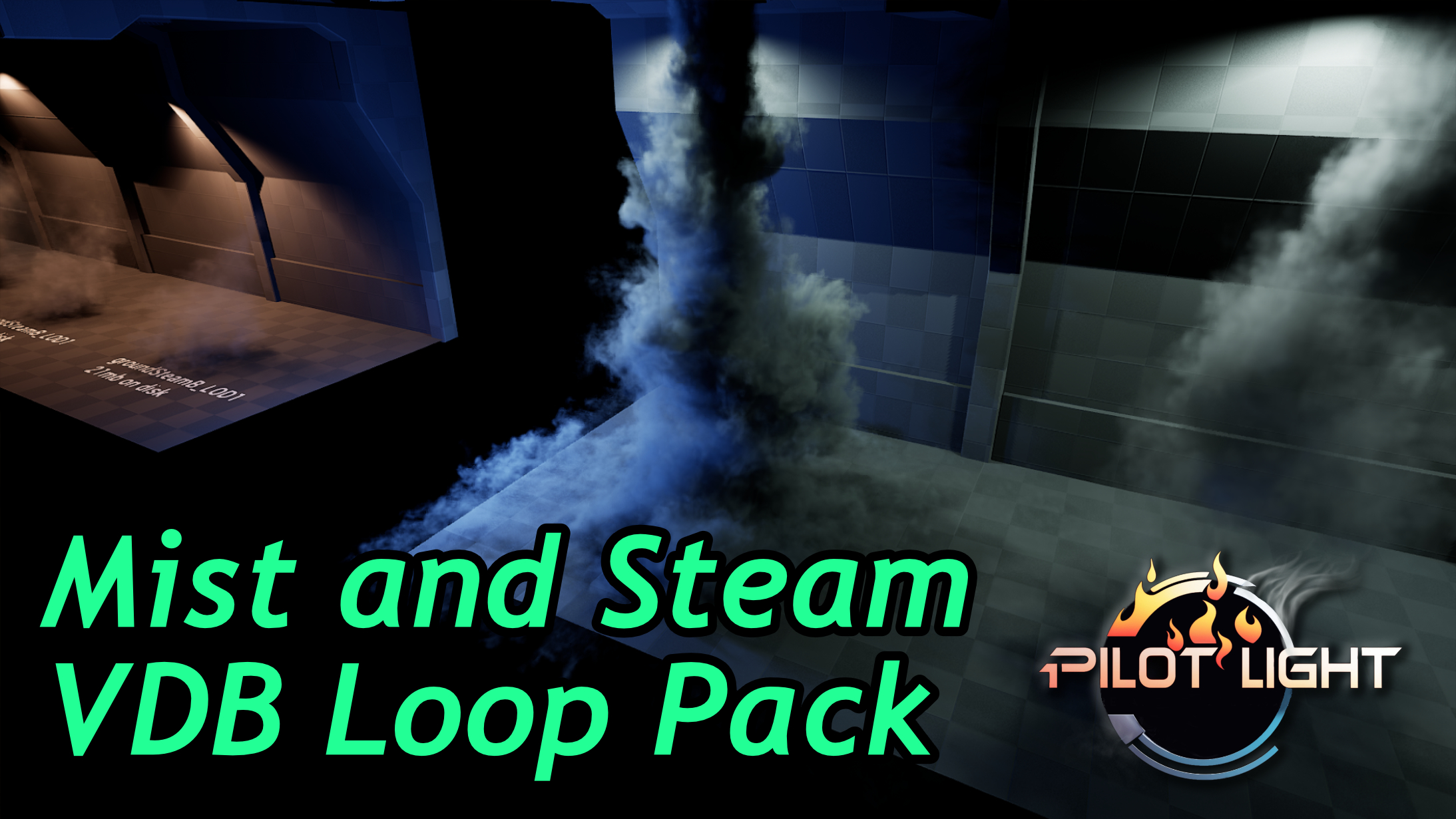 Mist and Steam VDB Loop Pack | Fab