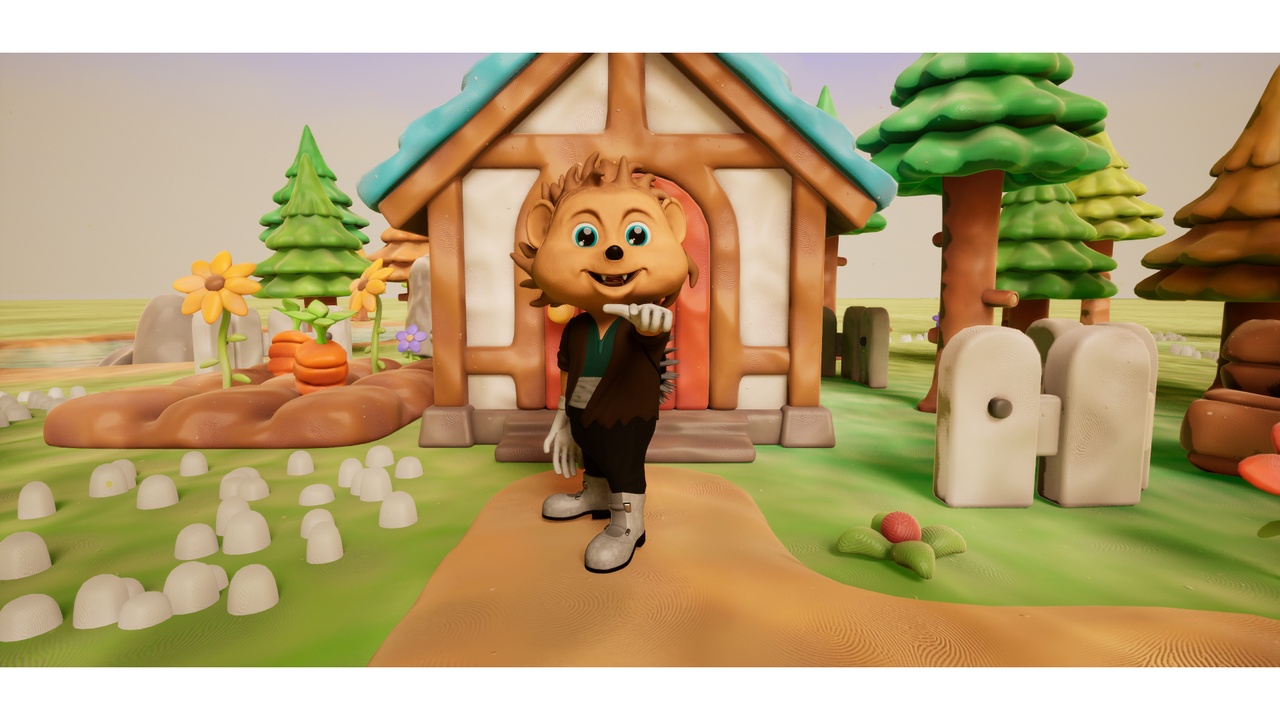 Media 1 for listing Chibi Character "Hedgehog" - PU3D Chibis