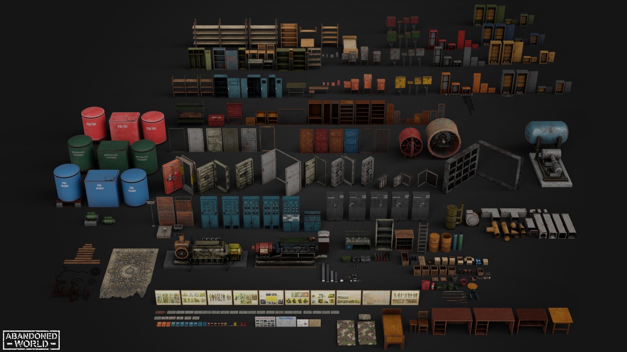 Media 1 for listing Industrial Underground Props Pack