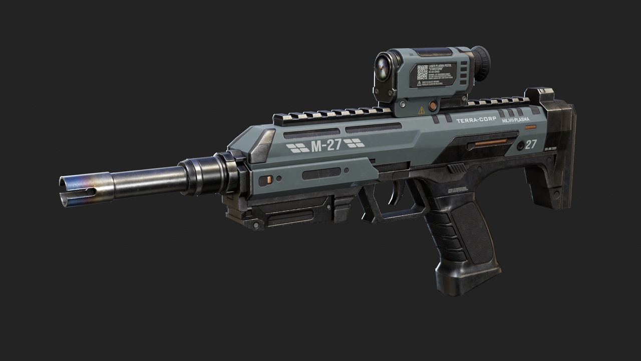 Media 1 for listing Sci-Fi Assault Rifle