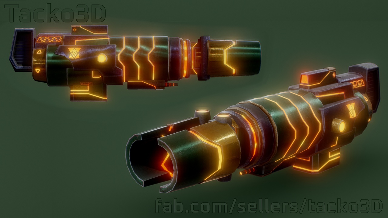 Media 1 for listing Maximus Cannon - Gladiator Androids Z Weapons