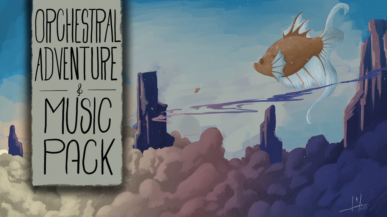 Media 1 for listing Orchestral Adventure Music Pack – Heroic Fantasy & Exploration Themes
