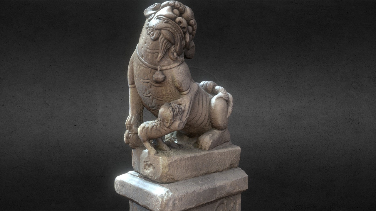Media 1 for listing Lion-statue-034F 旗山天后宮