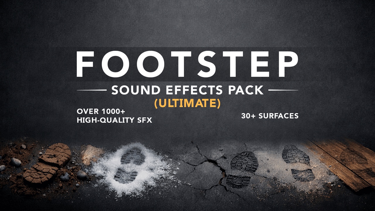 Media 1 for listing Footstep Sound Effects Pack (ULTIMATE)