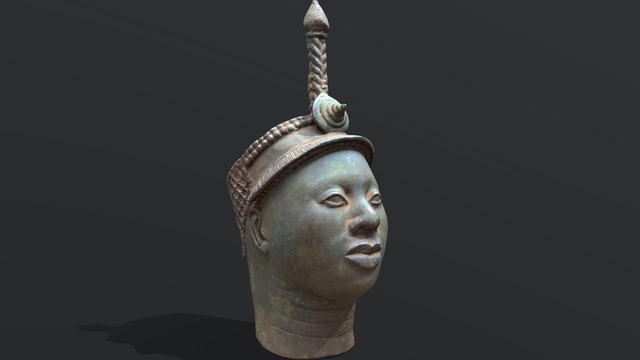 Media 1 for listing Ori Olokun Bronze Head